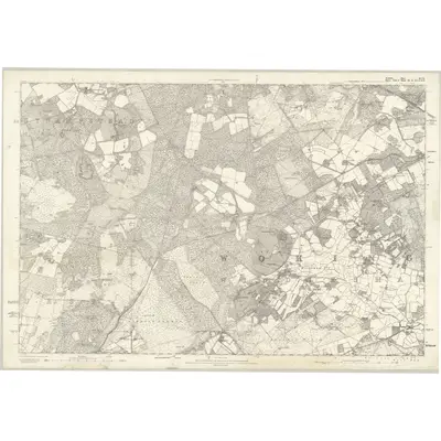 1871 Map of Berkshire XLVII, 1876 Print