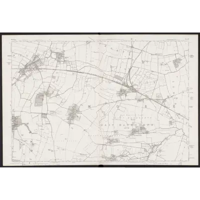 1875 Map of Berkshire XV, 1883 Print