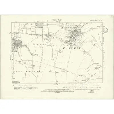 1931 Map of Berkshire XV.SW