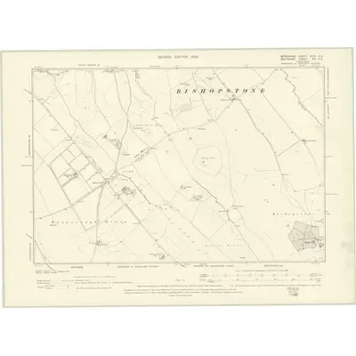 1898 Map of Berkshire XVIII.SE, 1900 Print