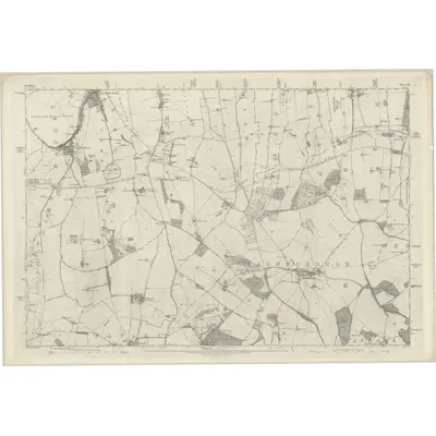 1877 Map of Berkshire XX, 1882 Print