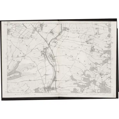 1877 Map of Berkshire XXII, 1883 Print