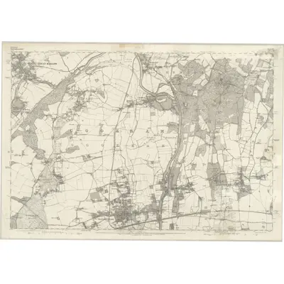 1875 Map of Berkshire XXIV, 1882 Print