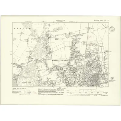 1931 Map of Berkshire XXIV.SW