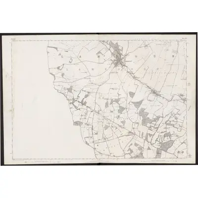 1878 Map of Berkshire XXV, 1882 Print