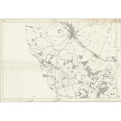 1878 Map of Berkshire XXV, 1882 Print
