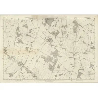 1877 Map of Berkshire XXVI, 1882 Print