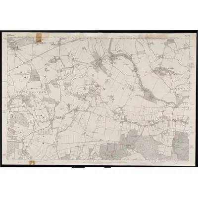 1870 Map of Berkshire XXXI, 1881 Print