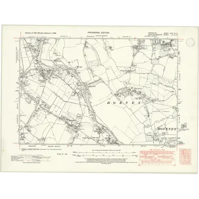 1938 Map of Berkshire XXXI.NE, 1946 Print