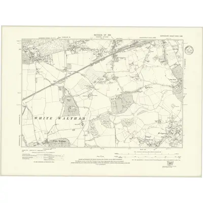 1931 Map of Berkshire XXXI.NW