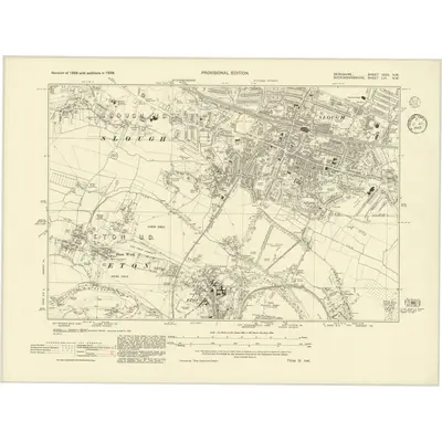 1938 Map of Berkshire XXXII.NW, 1945 Print
