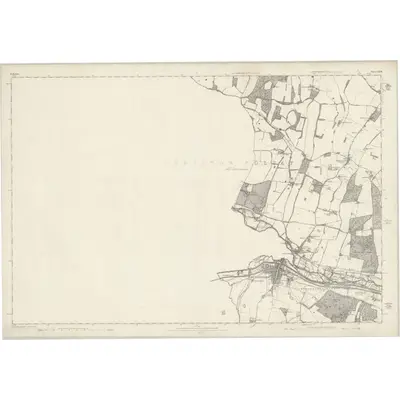 1878 Map of Berkshire XXXIII, 1882 Print