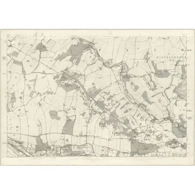 1878 Map of Berkshire XXXIV, 1882 Print