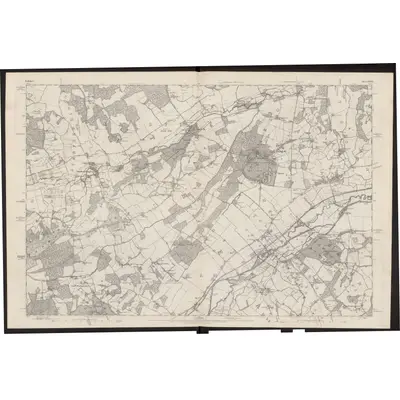 1877 Map of Berkshire XXXVI, 1883 Print