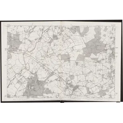 1871 Map of Berkshire XXXVIII, 1883 Print