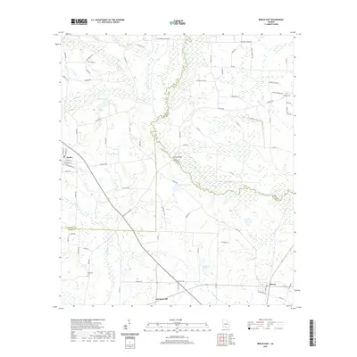 2020 Map of Berlin East, 2020 Print