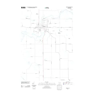 2013 Map of Berlin, 2013 Print
