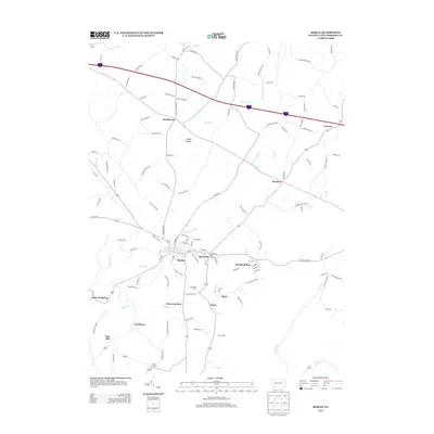 2013 Map of Berlin, 2013 Print