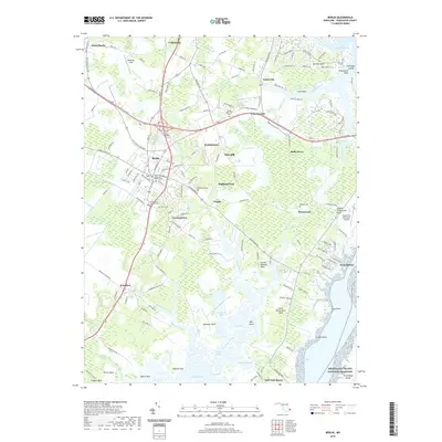 2019 Map of Berlin, 2019 Print