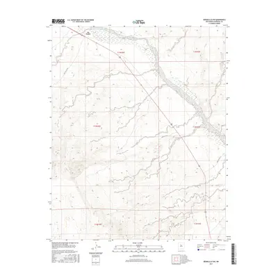 2017 Map of Bernalillo NW, 2017 Print