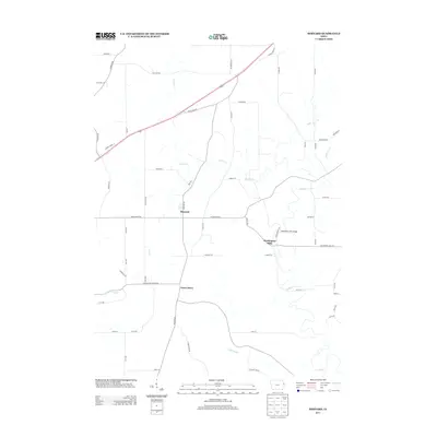 2013 Map of Bernard, 2013 Print
