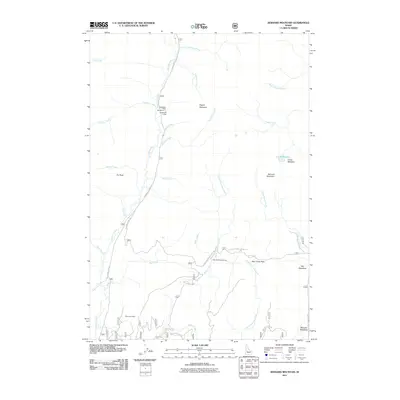 2011 Map of Bernard Mountain, 2011 Print