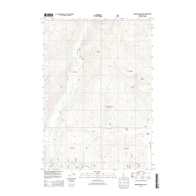 2013 Map of Bernard Mountain, 2013 Print