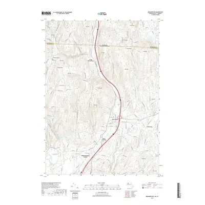 2018 Map of Bernardston, 2018 Print