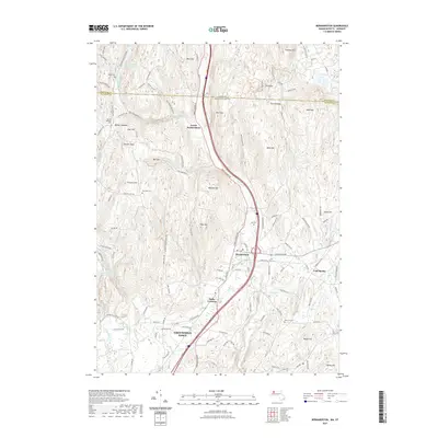 2021 Map of Bernardston, 2021 Print