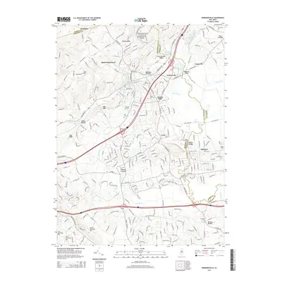 2014 Map of Bernardsville, 2014 Print