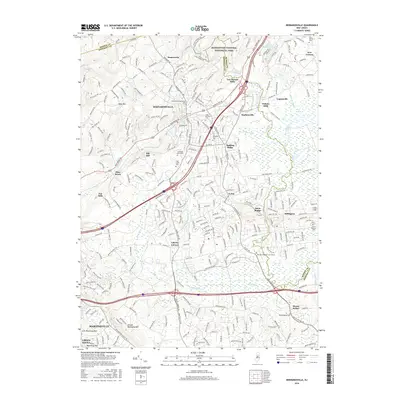 2016 Map of Bernardsville, 2016 Print