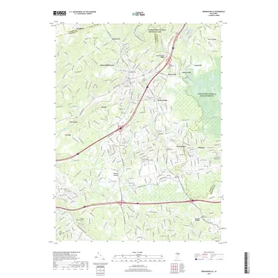 2019 Map of Bernardsville, 2019 Print