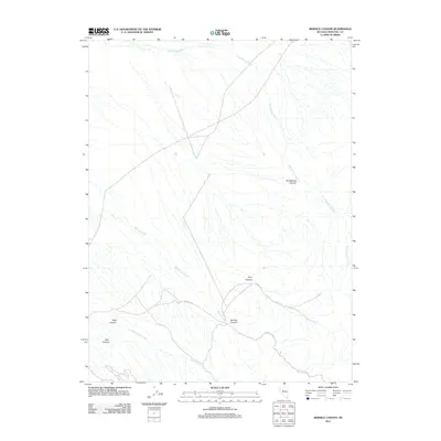 2011 Map of Bernice Canyon, 2011 Print