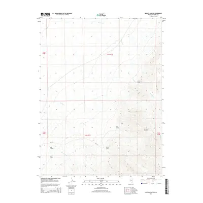 2014 Map of Bernice Canyon, 2014 Print