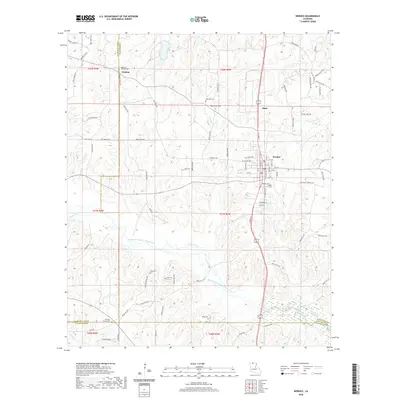 2020 Map of Bernice, 2020 Print