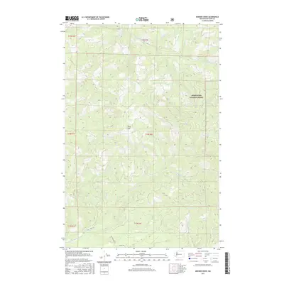 2017 Map of Bernier Creek, 2017 Print