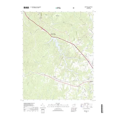 2019 Map of Bernstadt, 2019 Print