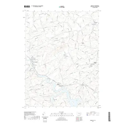 2019 Map of Bernville, 2019 Print