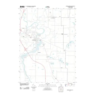 2011 Map of Berrien Springs, 2011 Print