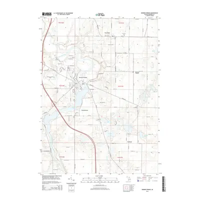 2014 Map of Berrien Springs, 2014 Print