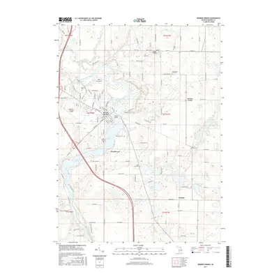 2017 Map of Berrien Springs, 2017 Print