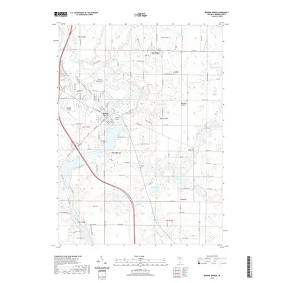 2019 Map of Berrien Springs, 2019 Print