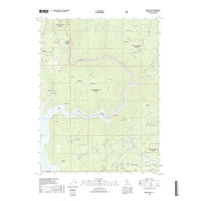 2018 Map of Berry Creek, 2018 Print