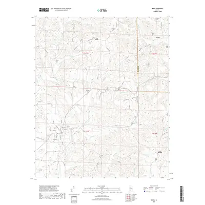 2018 Map of Berry, 2018 Print