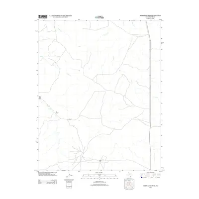 2013 Map of Berry Sand Draw, 2013 Print