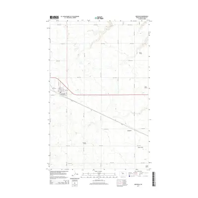 2014 Map of Berthold, 2014 Print