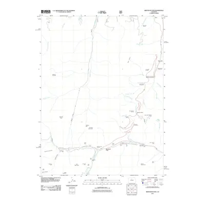 2011 Map of Berthoud Pass, 2011 Print