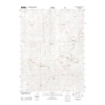2013 Map of Berthoud Pass, 2013 Print