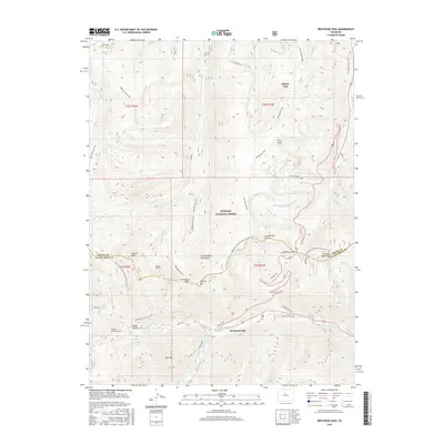 2016 Map of Berthoud Pass, 2016 Print