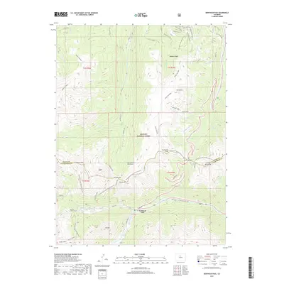2019 Map of Berthoud Pass, 2019 Print